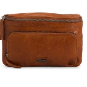 Spikes & Sparrow Leather Waist Belt Bag Pouch Fanny Pack Purse Brandy